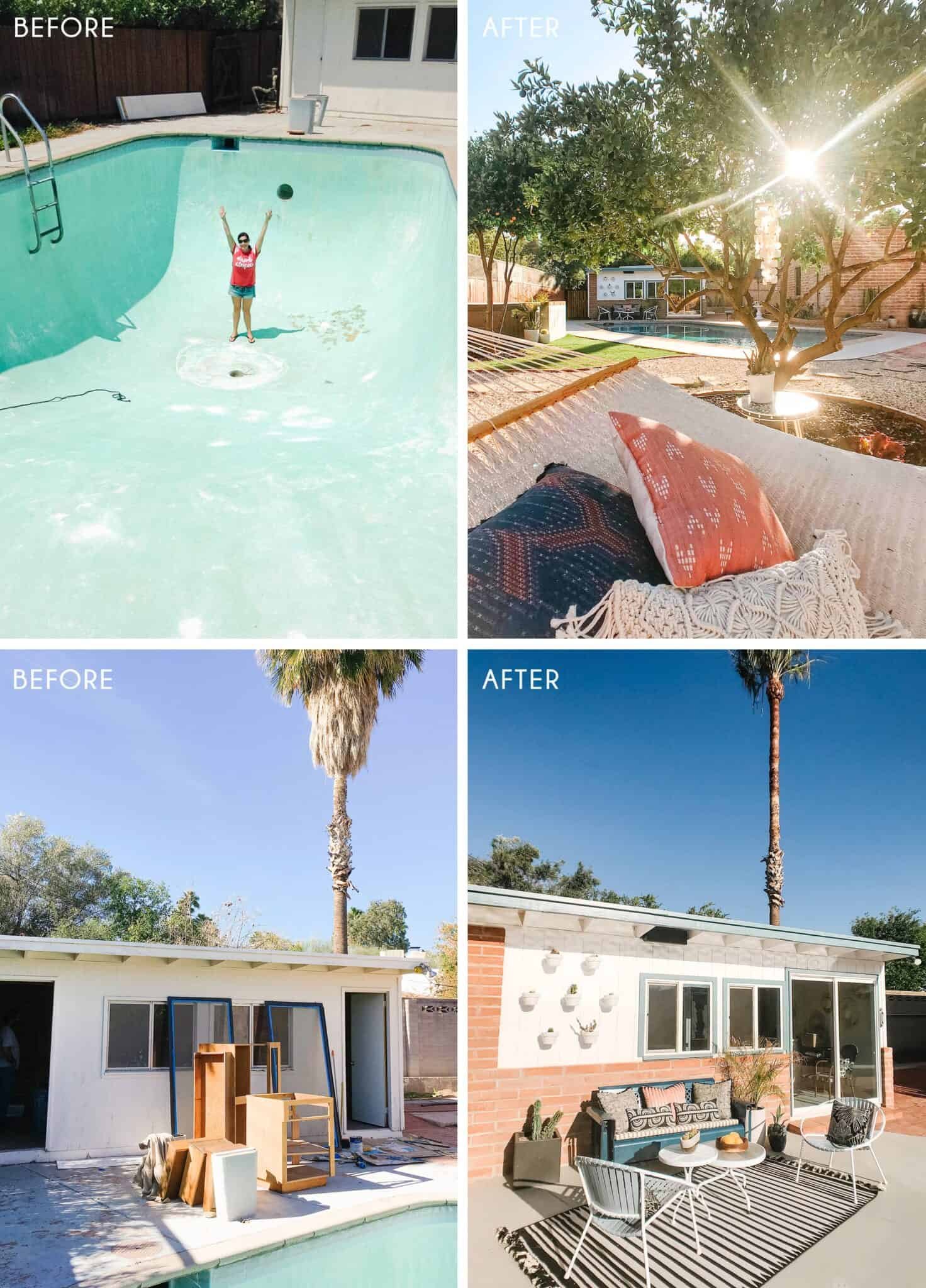 Poolside Retreat Makeover