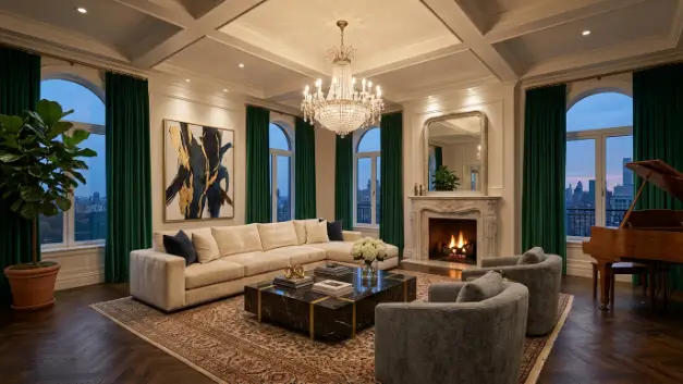 Luxury living room decor