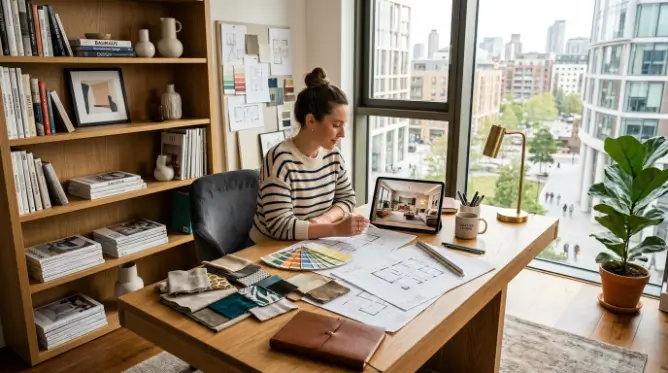 how much do interior designers make
